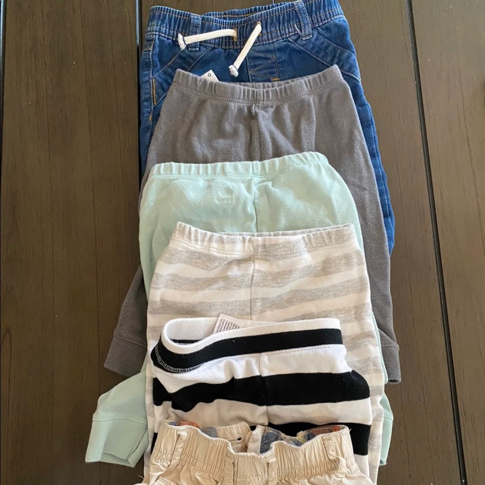 Baby boy bottoms 0-3, 3-6 months